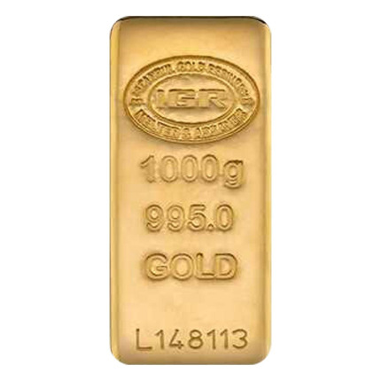 İAR 1000 Gram (1KG) Altın 24 Ayar Külçe Altın 995.0