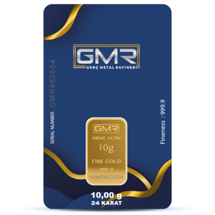 10 gr 24 Ayar 999.9 Milyem GMR Gram Altın