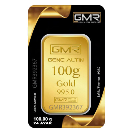 100 gr 24 Ayar GMR Gram Altın