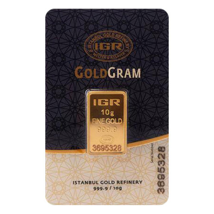10 gr 24 Ayar 999.9 Milyem İAR Gram Altın