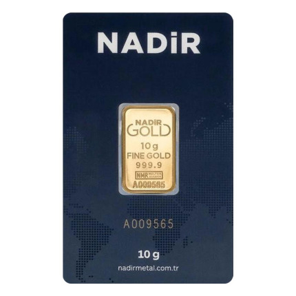 10 gr 24 Ayar 999.9 Milyem NadirGold Gram Altın