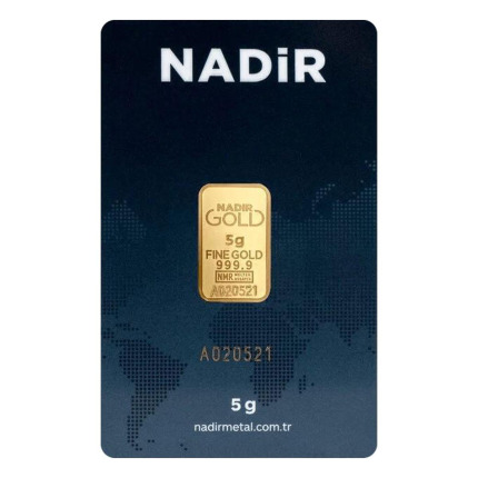 5 gr 24 Ayar 999.9 Milyem NadirGold Gram Altın